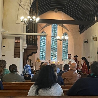 During the Divine Liturgy