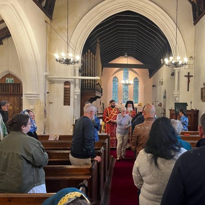 During the Divine Liturgy