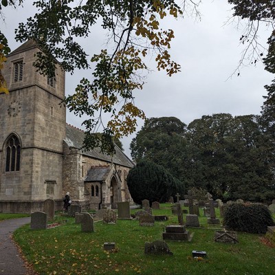 The exterior of St. Hybald's Church
